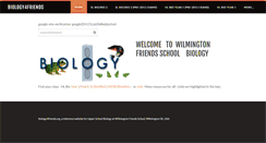 Desktop Screenshot of biology4friends.org